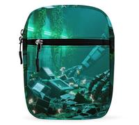 VstaDank Electronic Wreckage Pile Crossbody Bag Unisex,Sling Bag with Adjustable Strap And Zip,Shoulder Bags for Work Travel