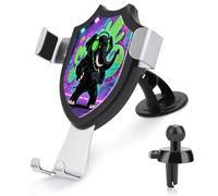 VstaDank Elephant with Headphones Phone Holder 90° Adjustable Cell Phones Mount Air Vent Strongest Suction Car Phone Holders Fit Phones from 4.0"-6.0" Stable and Safe Mounts