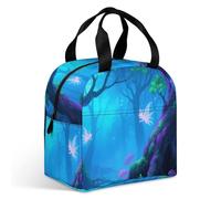 VstaDank Elf Realm Lunch Bag Insulation Up,Cooler Bag with Storage Pocket,Lunch Box for Reusable Easy to Fold