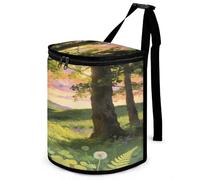 VstaDank Everything Grows Car Trash Can with Lid Leak Proof Automotive Garbage Can Large Capacity Vehicle Trash Bin Waterproof Truck Garbage Bag Portable Garbage Bin Multipurpose Car Organizer