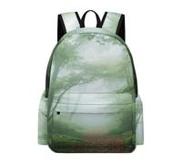 VstaDank Forest in The Fog Travel Laptop Backpack with Multiple Pocket,BookBag-Durable, Lightweigh,Casual Daypack-Adult