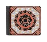 VstaDank Four Gods Directions Bifold Wallet for Men & Women,Small Wallets Secure And Durable,Front Pocket Wallet for Gift