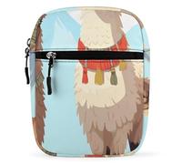 VstaDank Llama And Alpaca Crossbody Bag Unisex,Sling Bag with Adjustable Strap And Zip,Shoulder Bags for Work Travel