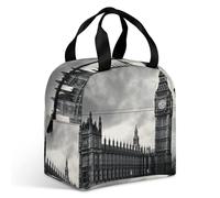 VstaDank London1 Lunch Bag Insulation Up,Cooler Bag with Storage Pocket,Lunch Box for Reusable Easy to Fold