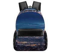 VstaDank Los Angeles Skyline Backpack-Durable,Lightweight,Travel Laptop Backpacks for Adult,Computer Bag for Hiking Outdoor Sports