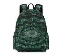 VstaDank Lotus And Vortex Travel Laptop Backpack with Multiple Pocket,BookBag-Durable, Lightweigh,Casual Daypack-Adult