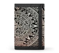 VstaDank Mayan Calendar End of The World Trifold Wallets Slim Wallet Fashion Minimalist Wallets Small Wallet Card Holder for Men And Women