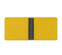 VstaDank Milk Duck Yellow Leather Wallet for Men Women, Minimalist Bifold Wallet, RFID Blocking Front Pocket Wallets Credit Card Holder Coin Purse Slim Billfold for Travel Work Daily, Gift
