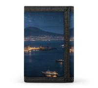 VstaDank Naples Wallet for Men Women Stylish Trifold Wallet Slim Minimalist Front Pocket Outdoor Sports Wallets Cards Purse