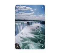 VstaDank Niagara Falls Metal Tin Signs Personalized Wall Art Prints Decoration Art Poster Funny Vintage Tin Sign Iron Sheet Painting Metal Signboard Decor Painting for Wall Decor
