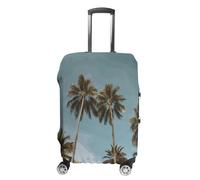 VstaDank Tall Tropical Palm Trees Luggage Cover for Suitcase Tsa Approved Personalized Anti-Scratch Suitcase Cover Washable Baggage Covers Fashion Travel Suitcase Protector for Men Women, style, S