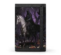 VstaDank Tarot Wallets Fashion Trifold Wallet with Zipper&Keychain Large Front Pocket Wallets Slim RFID Blocking Wallet Credit Card Holder Coin Purse for Adult