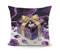 VstaDank The Dream Box Under The Starry Veil Pillow Covers Soft Plush Decorative Square Pillow Cover Modern Breathable Pillowcases Pillowcase with Invisible Zipper 18x18 Inches for Sofa Living Room
