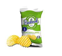 VSTAR Chips Crisps Bags Collections - Deliciously light & Crispy Chips Bags (Cream Cheese & Chives (6 x 25g), 2 Packs)