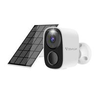 VSTARCAM 2K Solar Security Camera, Free Cloud Storage, WiFi 6 2.4/5G Dual Band, Battery Powered Solar Camera Outdoor Wireless for Home Security with Color Night Vision, Siren, IP66, Two-Way Audio