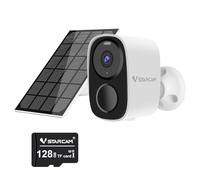 VSTARCAM 2K Solar Security Camera, Free Cloud Storage, WiFi 6 2.4/5G Dual Band, Battery Powered Solar Camera Outdoor Wireless for Home Security with Color Night Vision, Siren, IP66, Two-Way Audio