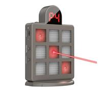 Vstranics Dry Fire Laser Training System - 4 Modes Rechargeable Laser Training Target Shooting Time Adjustable for Target Shooting Practice with Large Stand Compatible with Laser Training Cartridges