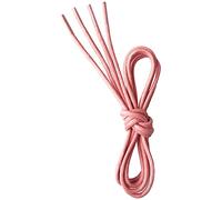 VSUDO 100cm Waxed Pale Pink Shoe Laces, 2.5mm Thin Round Laces for Oxford Brogues Derby or Blucher Dress Formal Shoe, Replacement Shoelaces for Women or Men (2 Pairs-Light Pink-100cm)