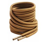 VSUDO 120 cm Round Tan Boot Laces, 4mm Diameter Shoe Laces for Boots, Heavy Duty Outdoor Work & Hiking Shoelaces for Men or Women (1 Pair-Tan-120cm)