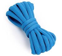 VSUDO 80 cm Oval Sky Blue Trainer Laces, Half Round Azure Shoe Laces for Trainers, Oval Sport Running Shoelaces for Sneakers, Athletic Basketball Shoelaces (1 Pair-Sky Blue-80cm)