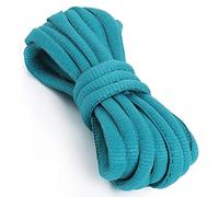 VSUDO 90 cm Oval Running Peacock Blue Trainer Laces - Half Round Basketball Sneaker Shoelaces for Sports (2 Pairs)
