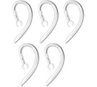 VSuRing Ear Hooks 360° Rotatable Multi-Dimensional Adjustable Soft Silicone Universal Bluetooth Headset Clips Anti-Slip Sports Clamp Loop Replacement 5Pcs 5mm