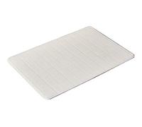 VSUSN Non-Slip Memory Foam and Microfibre Bathroom Mat, Microfibre, Cream, 30 x 50 cm