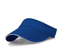 VSUSN Unisex Sun Visor Cap Ultralight Tennis Hat with Adjustable Strap, Blue