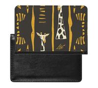 vsvdete African Giraffe Passport Holder Protector Case, Slim Sleeve for Document Organizer, Travel Accessories