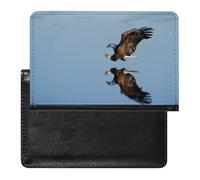 vsvdete Agile Brown Bald Eagle Passport Holder Protector Case, Slim Sleeve for Document Organizer, Travel Accessories
