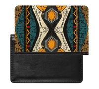 vsvdete Bold Beige Yellow Stripe Passport Holder Protector Case, Slim Sleeve for Document Organizer, Travel Accessories