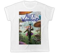 VSYNLOJN MAD Hatter Poster Funny T Shirt White XXL