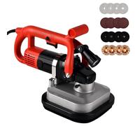 VsyPtyc Industrial 4-Head Concrete Floor Grinder, Electric Diamond Polisher Machine, 3600W Concrete Planer, 6 Variable Speed, for Concrete