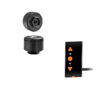 VSYSTO 2 Pack Tire Pressure Sensors with Wired Controller, Randomly Send, Dashcam Replacement Accessories for Motorcycle Dash Cam -Model F9, F4.5Pro, CS5, CS5PRO, Q3D, S2PRO