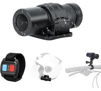 VSYSTO Helmet Camera for Bicycle Motorcycle, Remote Control, WiFi HD 1080P 150° Wide Angle Starlight Night Vision Portable Waterproof Action Camera Bike Dash Cam, G-Sensor, Take Pictures