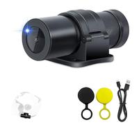 VSYSTO WiFi Helmet Camera, 150° Wide Angle Bicycle Camera, HD 1080P Action Camera Bike Dash Cam Waterpoof with Night Vision, Loop Recording, G-Sensor, Vibration Detection(Black-TK)