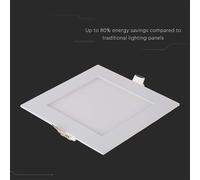 VT-1207 12W LED PREMIUM PANEL COLORCODE:2700K SQUARE