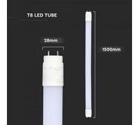Vt-151 22W 5Ft T8 Nano Plastic Tube-Non Rotatable(150Cm) With Samsung Chip Colour Code:6400K