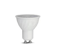 VT-227D 6W GU10 Ripple Plastic Spotlight with Samsung CHIP COLORCODE:4000K 38'D DIMMABLE Pack of 10