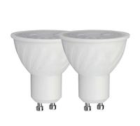 VT-227D 6W GU10 Ripple Plastic Spotlight with Samsung CHIP COLORCODE:6500K 38'D DIMMABLE | 60W Equivalent Halogen Replacement | Energy Saving LED Bulbs | Dimmable | 445 Lumens | LED Bulbs | Pack of 2