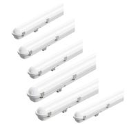 VT-41004 20W/25W/30W LED Batten Fitting with Samsung CHIP-4FT-CCT: 3IN1-IP65/IK10 | 30 watts | 135LM/W Efficiency | 4200 Lumens | IP65 | IK10 Protection | 50,000 Hours Life | Pack of 6