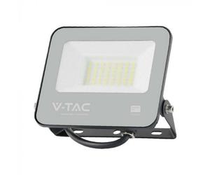 Vt-44033 30W Floodlight With Samsung Chip(1M Wire) Colorcode:6500K Black Body Grey Glass 135Lm/w
