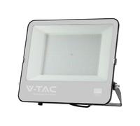 VT-44101 100W LED Floodlight with Samsung CHIP-1M Wire | 13500 Lumens | 6500K Daylight | IP65 Waterproof | Black Body Grey Glass High Efficiency 135LM/W for Garden Garage Warehouse Parking | Pack of 1