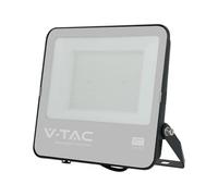 VT-44153 150W FLOODLIGHT Samsung CHIP 1M Wire 4000K Black Body Grey Glass 135LM/W | 20250 Lumens | 4000K Daylight | IP65 Waterproof | 135LM/W High Efficiency | 1m Wire | Pack of 1