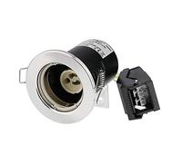 VT-701 GU10 Fixed FIR Downlight Fitting IP20-SATIN Nickel