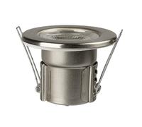 VT-885 5W Spotlight FIRERATED Fitting | 6400K Cool White | Samsung SMD Chip | Satin Nickel Round Recessed Ceiling Spotlight | IP65 Rated | Energy Efficient Ceiling Light | Pack of 1