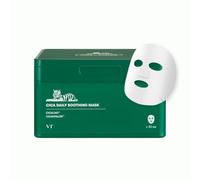 VT COSMETICS CICA Daily Soothing Mask 30 Sheets, Centella Asiatica & Hyaluronic Acid for Moisturizing & Hydrating, Instant Calm & Glow, Skin Softening Facial Mask, Korean Face Mask