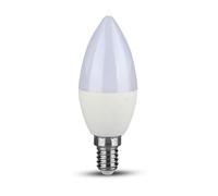 Vt268 7W Plastic Candle Bulb With Samsung Chip Colorcode:4000K E14