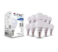 VTAC LED Light Bulb, Small Screw, 4.4W 470lm, 40W Equivalent, Warm White 3000K, Energy Saving, Non-Dimmable, Pack of 10