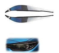 VTAIEX Car Headlight Decoration For BMW 4 Series For 425d For 430i For 420d For 420i For 430d For 435i 2013-2021 2014 2015 2016 2017 2018 2019 2020 Headlight Eyebrows Eyelid(Carbon Look)
